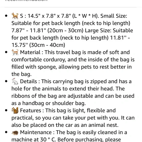 Small Dog carrier - Picture 5 of 6